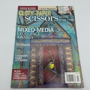 Craft Magazine Cloth Paper Scissors Mixed Media